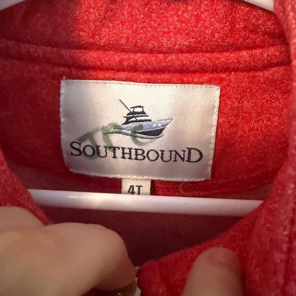 Southbound Red Kids Quarter-Zip Pullover - Picture 2 of 3